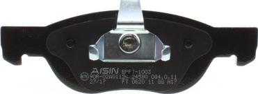 AISIN BPFI-1003 - Kit pastiglie freno, Freno a disco autozon.pro