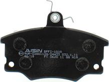 AISIN BPFI-1038 - Kit pastiglie freno, Freno a disco autozon.pro