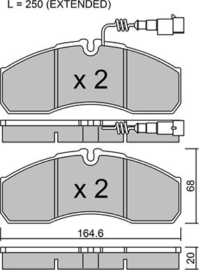 Aisin BPNI-1016 - Kit pastiglie freno, Freno a disco autozon.pro