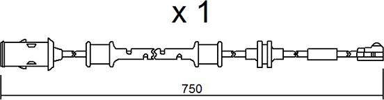 Aisin BPOPK-9319 - Contatto segnalazione, Usura past. freno / mat. d'attrito autozon.pro