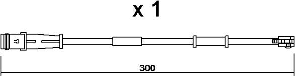 Aisin BPOPK-9320 - Contatto segnalazione, Usura past. freno / mat. d'attrito autozon.pro