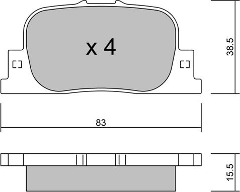 FTE 9005117 - Kit pastiglie freno, Freno a disco autozon.pro