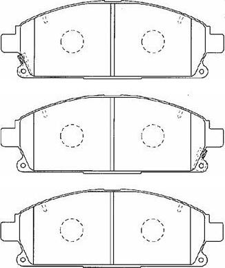 Aisin C1N042 - Kit pastiglie freno, Freno a disco autozon.pro