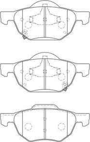 Aisin C1N083 - Kit pastiglie freno, Freno a disco autozon.pro