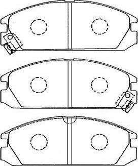 Aisin C1N033 - Kit pastiglie freno, Freno a disco autozon.pro