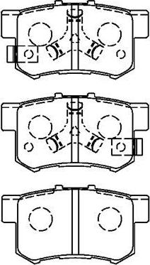 Aisin C2N061 - Kit pastiglie freno, Freno a disco autozon.pro