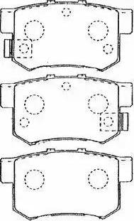 Aisin C2N015 - Kit pastiglie freno, Freno a disco autozon.pro