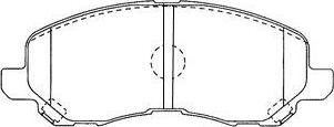 Aisin D1N048 - Kit pastiglie freno, Freno a disco autozon.pro