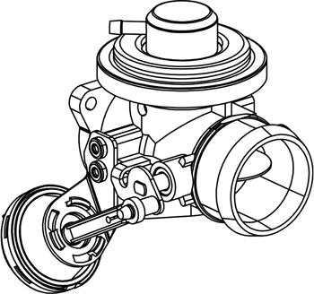 Aisin EGRAZ-7042 - Valvola ricircolo gas scarico-EGR autozon.pro