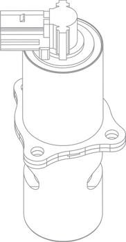 Aisin EGRAZ-7004 - Valvola ricircolo gas scarico-EGR autozon.pro