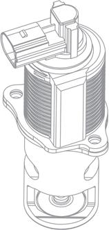 Aisin EGRAZ-7002 - Valvola ricircolo gas scarico-EGR autozon.pro