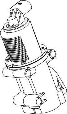 Aisin EGRAZ-7014 - Valvola ricircolo gas scarico-EGR autozon.pro