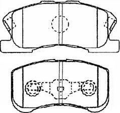 Aisin G1N018 - Kit pastiglie freno, Freno a disco autozon.pro