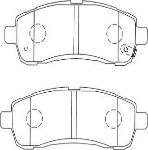 Aisin SN502P - Kit pastiglie freno, Freno a disco autozon.pro