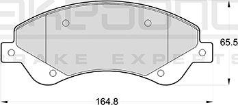 Akebono AN-4488WK - Kit pastiglie freno, Freno a disco autozon.pro