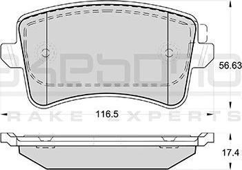 Akebono AN-4690WKE - Kit pastiglie freno, Freno a disco autozon.pro