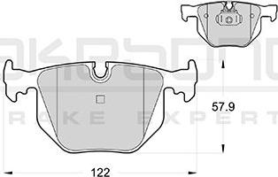 Akebono AN-4606K - Kit pastiglie freno, Freno a disco autozon.pro