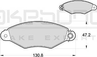 Akebono AN-4056K - Kit pastiglie freno, Freno a disco autozon.pro