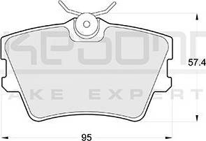 Akebono AN-4062K - Kit pastiglie freno, Freno a disco autozon.pro