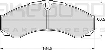 Akebono AN-4298KE - Kit pastiglie freno, Freno a disco autozon.pro