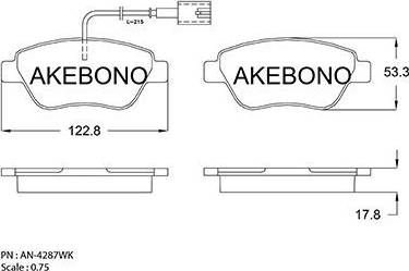 ATE 603863 - Kit pastiglie freno, Freno a disco autozon.pro