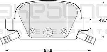 Akebono AN-4277WKE - Kit pastiglie freno, Freno a disco autozon.pro