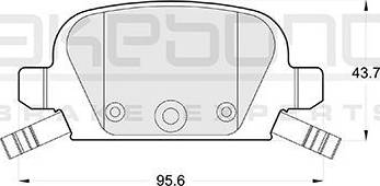 Akebono AN-4277WK - Kit pastiglie freno, Freno a disco autozon.pro