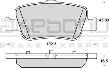 Akebono AN-8187WK - Kit pastiglie freno, Freno a disco autozon.pro