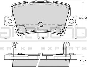 Akebono AN-8137WKE - Kit pastiglie freno, Freno a disco autozon.pro