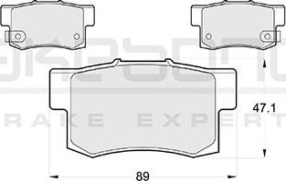 Akebono AN-8217WK - Kit pastiglie freno, Freno a disco autozon.pro