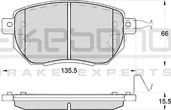 BOSCH 0 986 495 150 - Kit pastiglie freno, Freno a disco autozon.pro