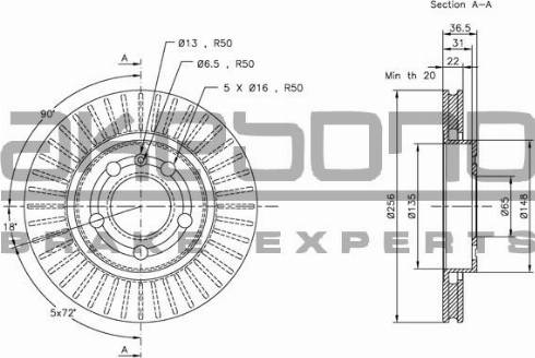 Akebono BN-0407 - Discofreno autozon.pro