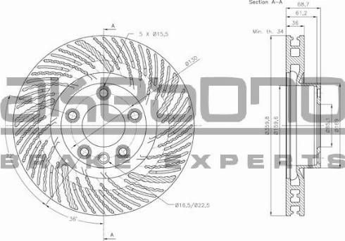 Akebono BN-0472 - Discofreno autozon.pro