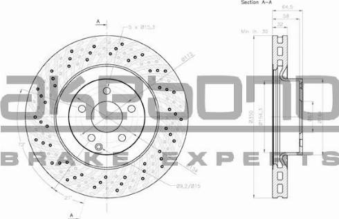 Akebono BN-0597 - Discofreno autozon.pro