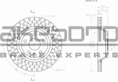 Akebono BN-0692 - Discofreno autozon.pro