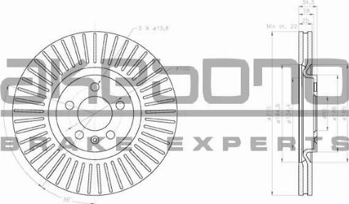 Akebono BN-0663 - Discofreno autozon.pro