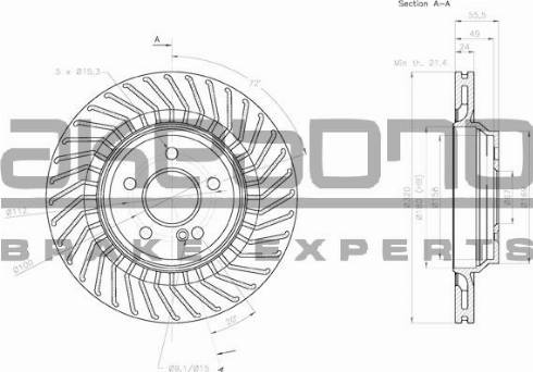 Akebono BN-0631 - Discofreno autozon.pro