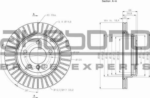 Akebono BN-0096 - Discofreno autozon.pro