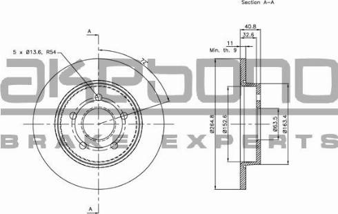 Akebono BN-0046 - Discofreno autozon.pro