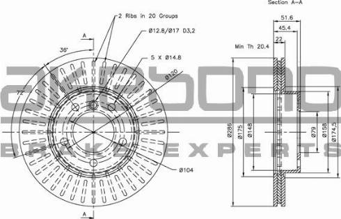 Akebono BN-0047 - Discofreno autozon.pro