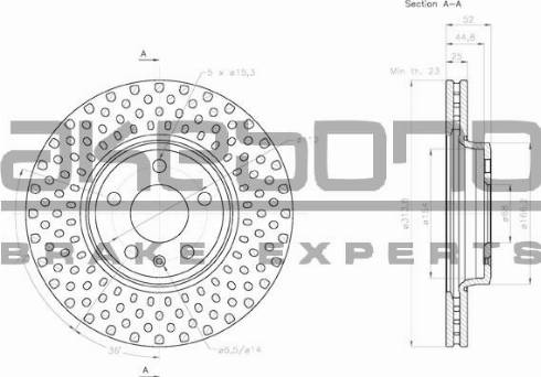 Akebono BN-0051 - Discofreno autozon.pro