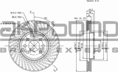 Akebono BN-0069E - Discofreno autozon.pro