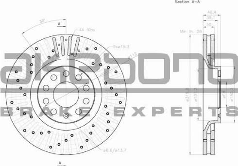 Akebono BN-0082 - Discofreno autozon.pro