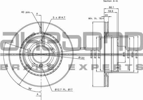 Akebono BN-0031 - Discofreno autozon.pro