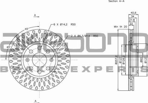 Akebono BN-0023 - Discofreno autozon.pro