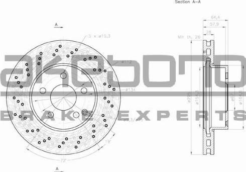 Akebono BN-0078 - Discofreno autozon.pro