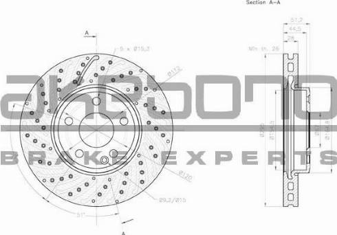 Akebono BN-0139 - Discofreno autozon.pro