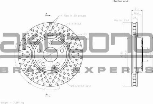 Akebono BN-0221 - Discofreno autozon.pro