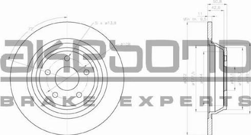 Akebono BN-0794 - Discofreno autozon.pro