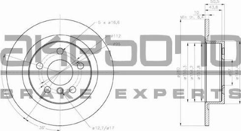 Akebono BN-0739 - Discofreno autozon.pro